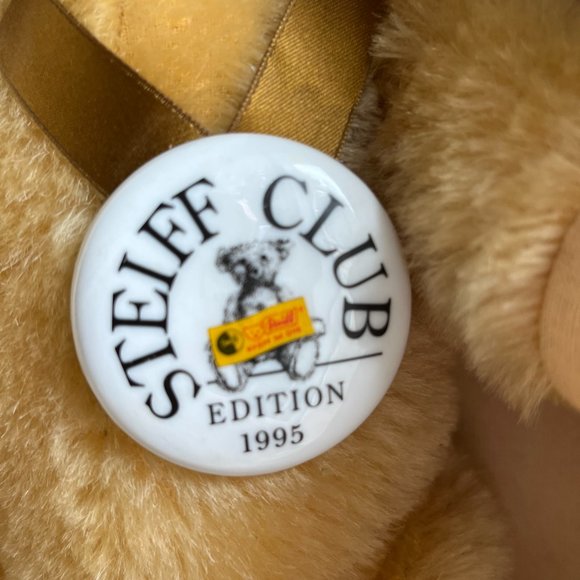 Steiff Club Ed 1995/96 Replica Baby-Bear 1946 Blond 35 w/Button Tag - Picture 6 of 9